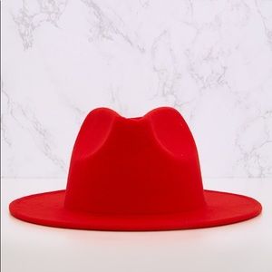 NWT Red Fedora PLT